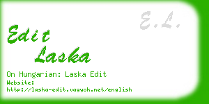 edit laska business card